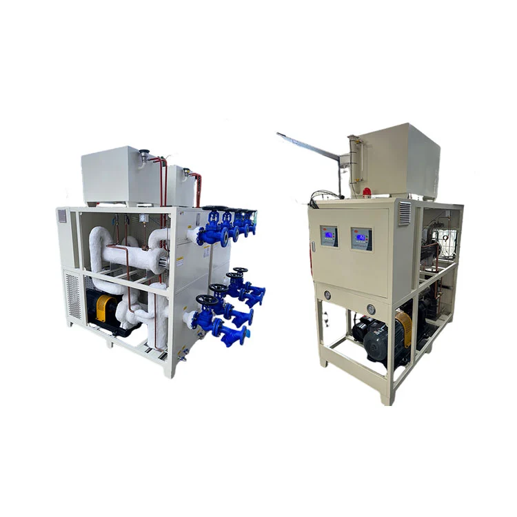 Sistema de enfriamento de parafuso refrixerado por auga Máquina de frío industrial